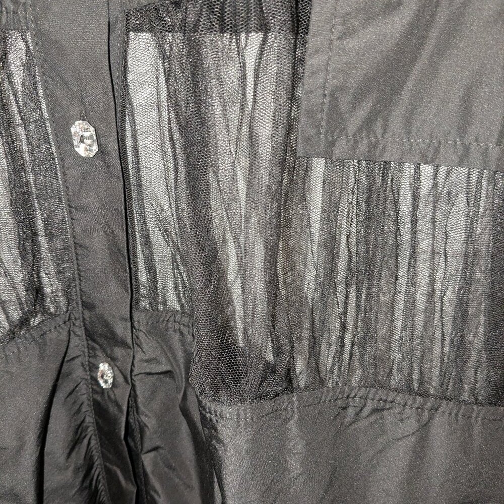 Kozan Kimono Style Oversized Black Evening Jacket 1X NWT - Picture 3 of 4